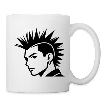 Punk - Tasse - Weiß - Rechts