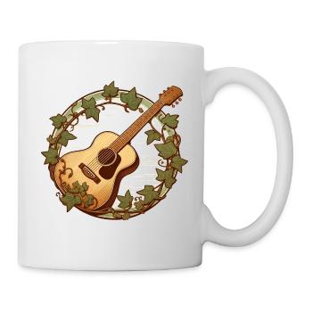 Guitar in Ivy Circle - Mug - white - Right