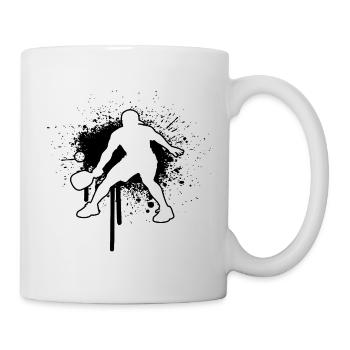 Pickleball Szene Design für Pickleball Athlet Fans - Tasse - Weiß - Rechts