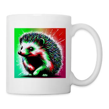 Igel - Tasse - Weiß - Rechts