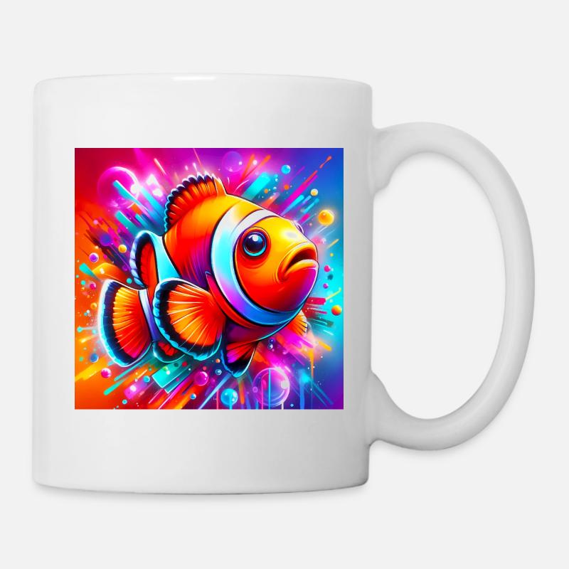 Clownfisch - Tasse - Weiß