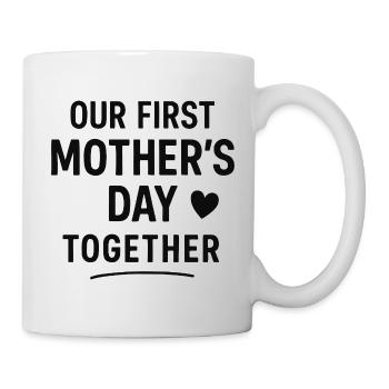 First Mother's Day Mom Baby Gift Idea Family - Mug - white - Right