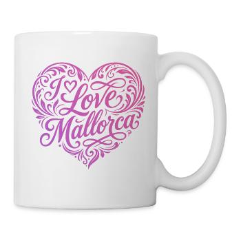 Ich Liebe Mallorca - Tasse - Weiß - Rechts