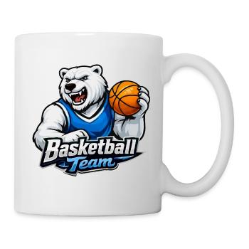 Polar Bear Basketball Team - Mug - white - Right