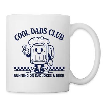 Funny Dad Shirt Dad Jokes and Beer Gift - Mug - white - Right
