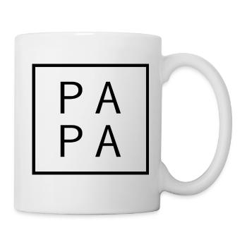 Papa seit 2026 Est 2026 Vater Geschenkidee - Tasse - Weiß - Rechts