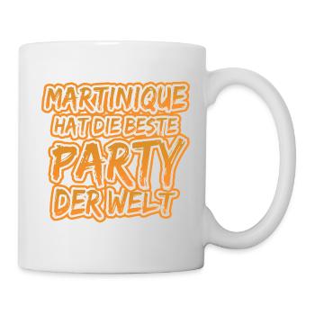 Martinique Party Der Welt - Tasse - Weiß - Rechts