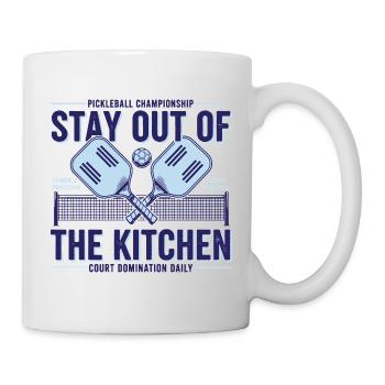 Pickleball Funny Player Stay Out Of The Kitchen - Mug - white - Right