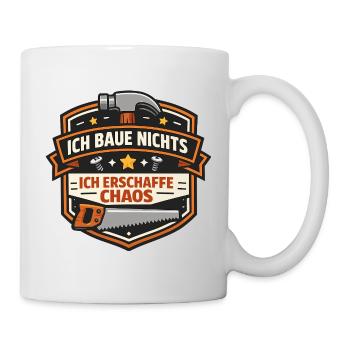 Chaos Schöpfer DIY Badge - Tasse - Weiß - Rechts