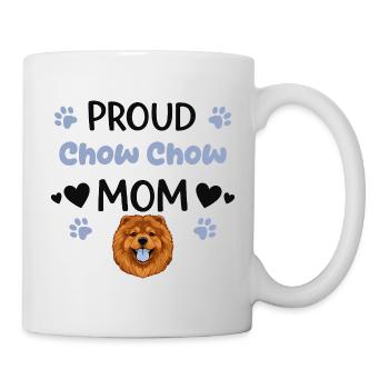 Proud Chow Mother, Chow-chow - Mug - white - Right