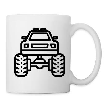 Monstertruck - Tasse - Weiß - Rechts