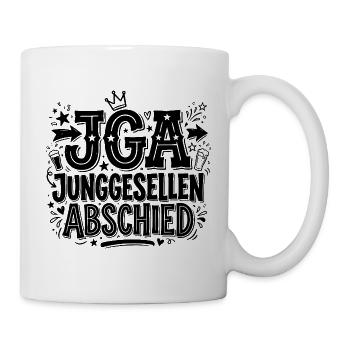 JGA Junggesellenabschied - Tasse - Weiß - Rechts