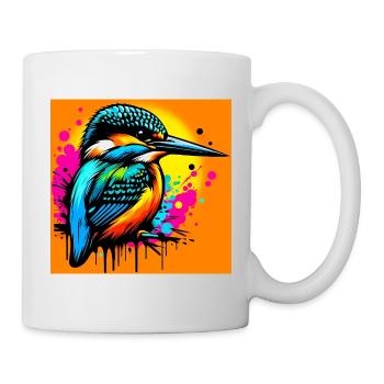 martin-pêcheur - Mug blanc - blanc - Droite