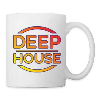 Deep House Neon Crest - Mug - white - Right