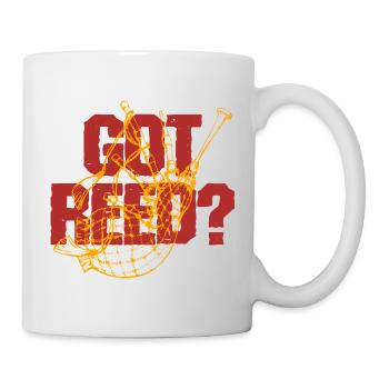 Bagpipes Bagpiper Bagpipe Got Reed? - Mug - white - Right