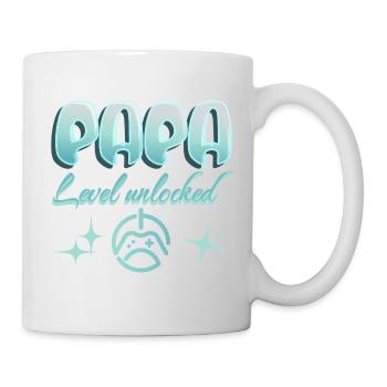 Papa Gamer Level unlocked - Mug - white - Right