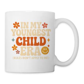 Dans l’humour de l’ère de My Younger Child et de la famille des filles - Mug blanc - blanc - Droite