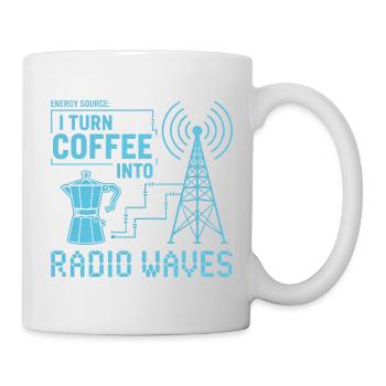 Verwandle Kaffee in Radiowellen - Tasse - Weiß - Rechts