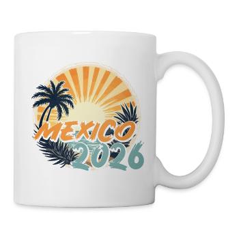 Mexiko 2026 - Tasse - Weiß - Rechts
