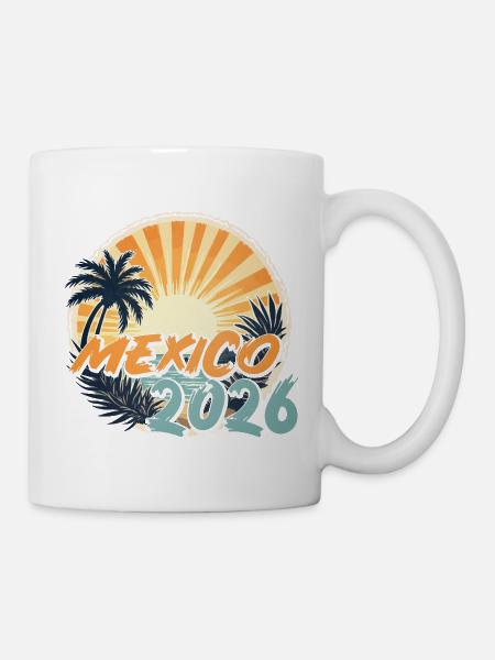 Mexiko 2026 - Tasse - Weiß