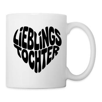 Lieblingstochter - Tasse - Weiß - Rechts