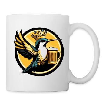 Bière Colibri Oiseau Drôle - Mug blanc - blanc - Droite