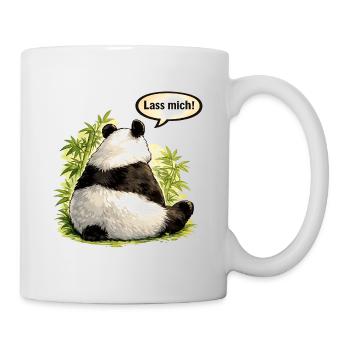 Panda „Lass mich!“ – Schmollender Girlfriend Mood - Tasse - Weiß - Rechts