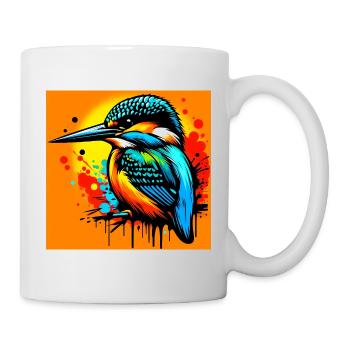 martin-pêcheur - Mug blanc - blanc - Droite