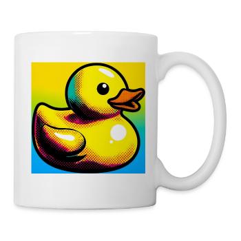 Ente Ente Ente Ente Ente - Tasse - Weiß - Rechts