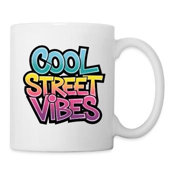 Cool Street Vibes Graffiti - Tasse - Weiß - Rechts