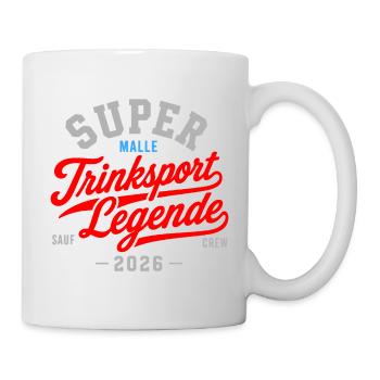Malle 2026 Trinksport Legende Sauf Crew Malle 2026 - Mug - white - Right