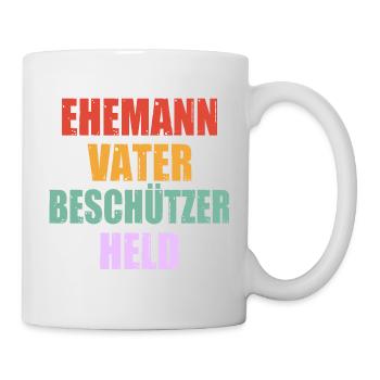 Father's Day Grill Master Dad Husband Men - Mug - white - Right