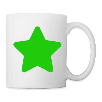 Grüner Stern Clipart - Tasse - Weiß - Rechts