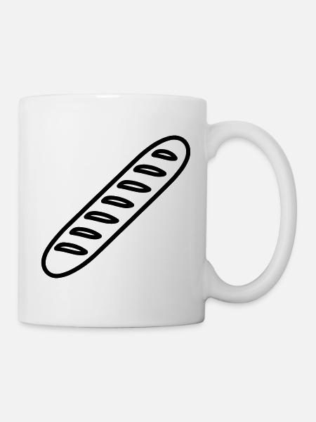 baguette - Mug blanc - blanc