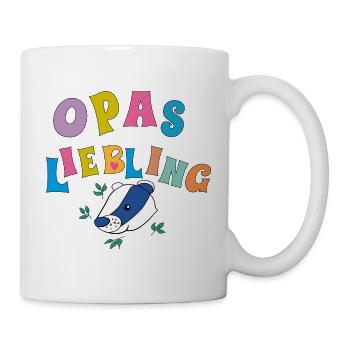 Opas Liebling - Tasse - Weiß - Rechts