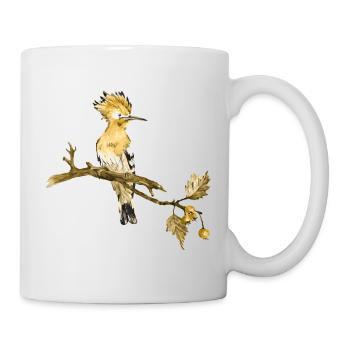 Bunter Vogel - Tasse - Weiß - Rechts