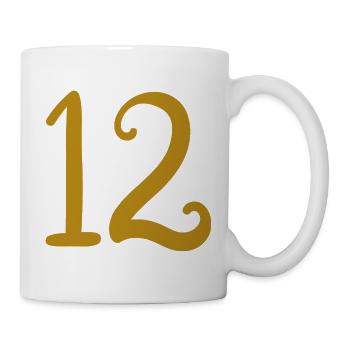 12 - Tasse - Weiß - Rechts