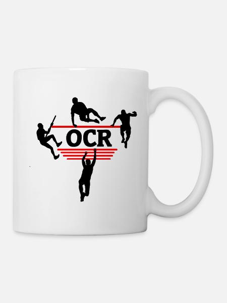 OCR-Stärke – Obstacle Focus Design - Tasse - Weiß