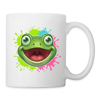 Cheerful Frog Splash - Mug - white - Right