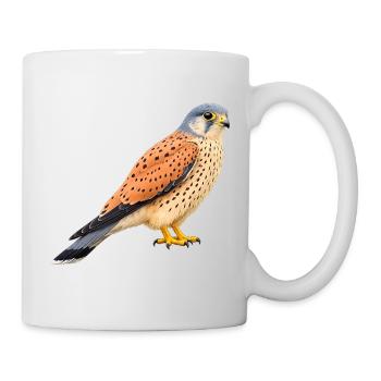 Common kestrel male - Mug - white - Right