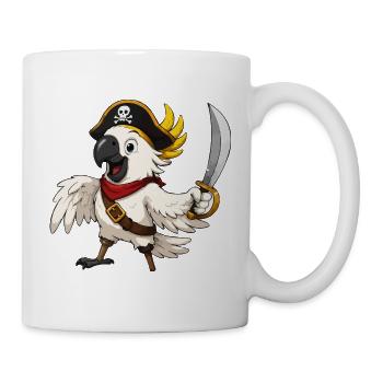 Captain Parrot Pirate Adventure - Mug - white - Right