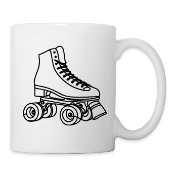 Roller skates - Mug - white - Right