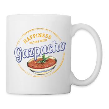 Gazpacho Soup Retro Chef Vintage Gourmet Spain - Mug - white - Right