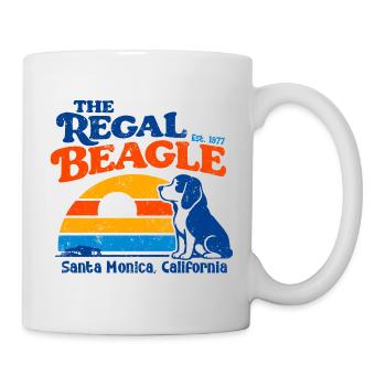 The Regal Beagle Est 1977 Santa Monica California - Mug - white - Right