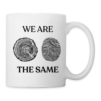 Wir sind gleich - Tasse - Weiß - Rechts