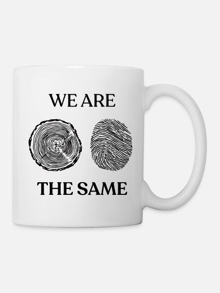 Wir sind gleich - Tasse - Weiß