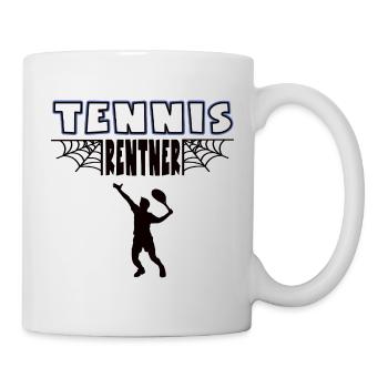 Pensionnaire de tennis Pensionné Joueur de tennis Retraite - Mug blanc - blanc - Droite