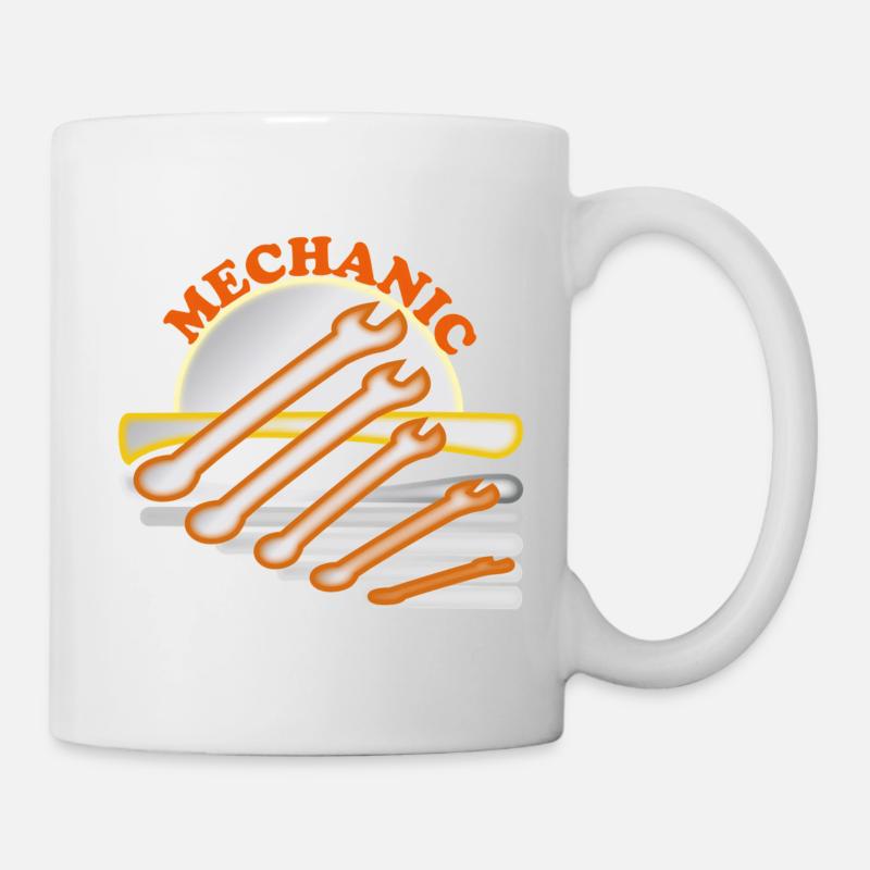 Mechanic's Tool Design - Mug - white