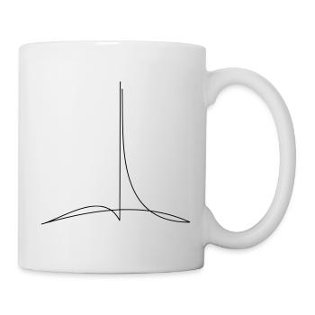 Dirigent 4/4 Takt - Tasse - Weiß - Rechts