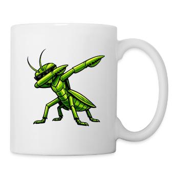 Dabbing Gottesanbeterin - Tasse - Weiß - Rechts